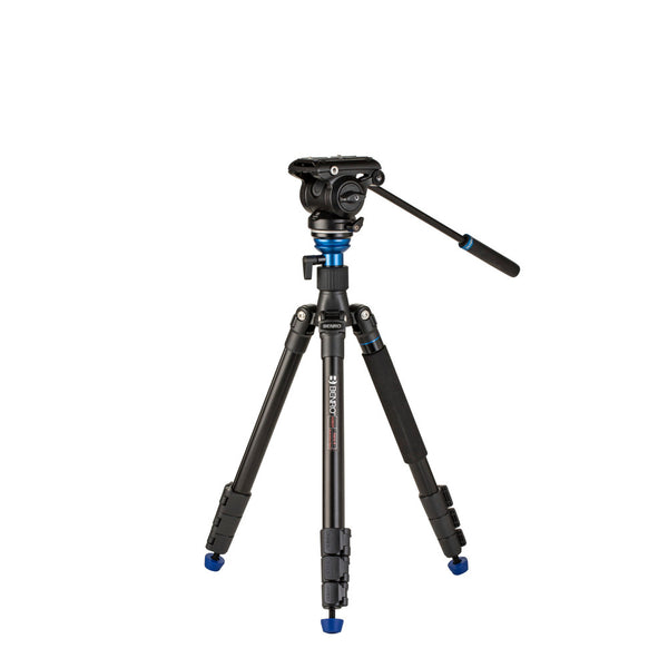 Benro Aero A2883F Travel Angel Aero - Video Tripod Kit with Leveling Column and S4PRO Head - 1
