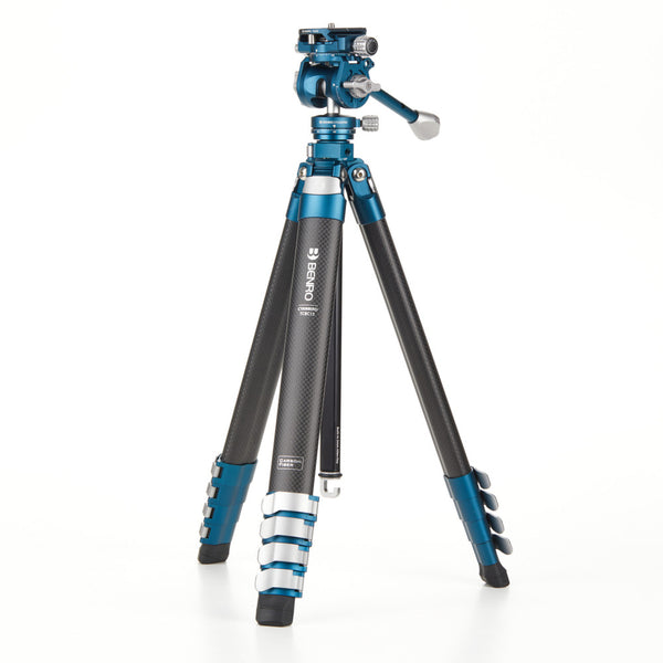 Benro CyanBird Carbon Fiber 5 Section Tripod w/FS20PRO 2 in 1 Head - 1
