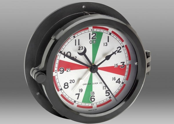 CHELSEA PATRIOT 8.5" RADIO ROOM QUARTZ CLOCK - 1