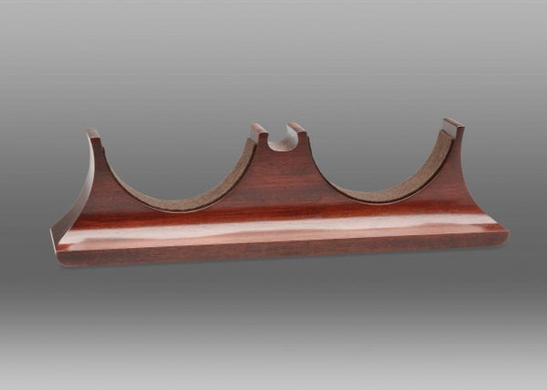 CHELSEA 4.5" Contemporary Double Base in Mahogany - 1