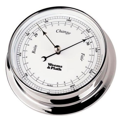 WEEMS & PLATH BAROMETER CHROME - 1
