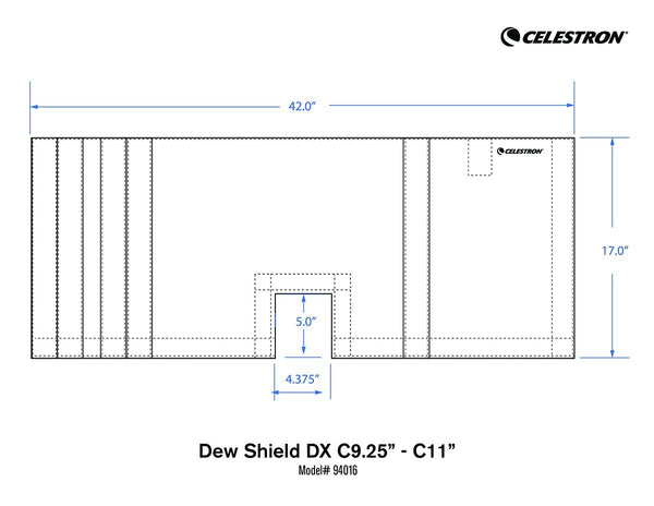CELESTRON C9.25 - C11 Deluxe Flexible Dew Shield - 2
