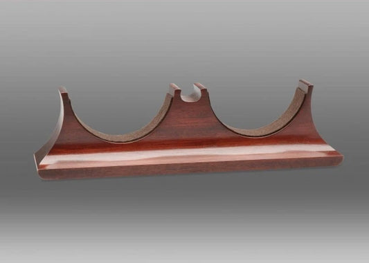 CHELSEA 4.5" Contemporary Double Base in Mahogany