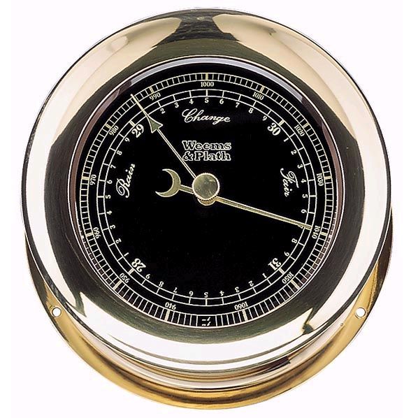 WEEMS & PLATH ATLANTIS BAROMETER BLACK