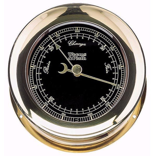 WEEMS & PLATH ATLANTIS BAROMETER BLACK