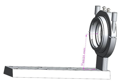 Altair Hypercam Lens Adapter for Nikon and EOS Lenses