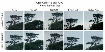 Altair PlanoStar 3" 1.0x Flattener for 102 110 115 130 refractors