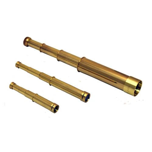 UNITRON 30X40 HANDHELD BRASS TELESCOPE