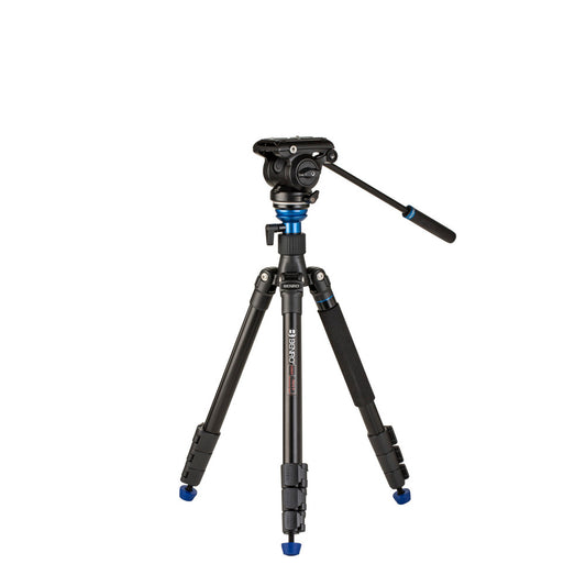 Benro Aero A2883F Travel Angel Aero - Video Tripod Kit with Leveling Column and S4PRO Head