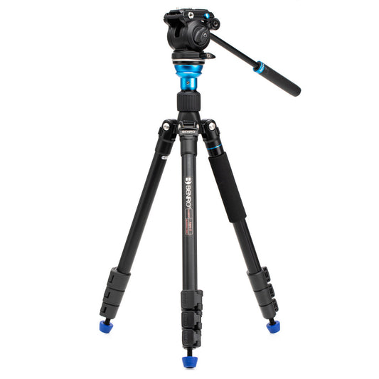 Benro S Pro Aero 2 PRO Aluminum Travel Video Tripod w/Flip Locks