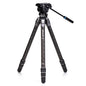 Benro Tortoise Columnless with Leveling Base #3 Carbon Fiber TTOR34CLV+S4PRO, 4 sections