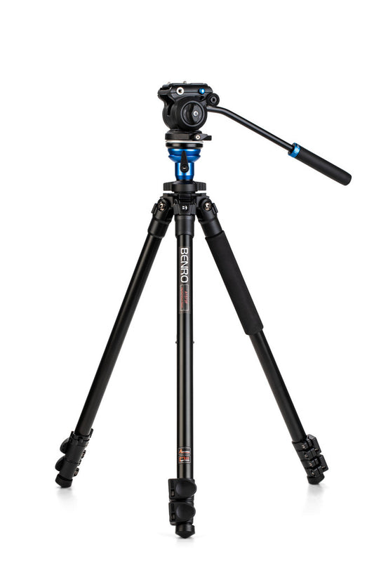 Benro S Pro Video Tripod with S2 PRO Flat Base Fluid Video Head