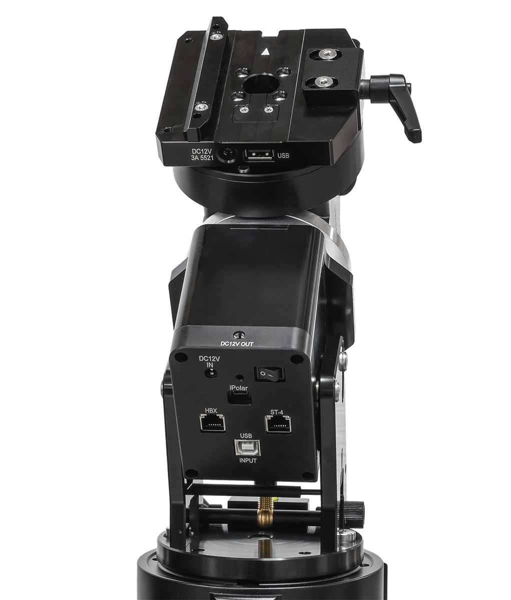 IOptron HEM27 mount head, iPolar, hand controller and case