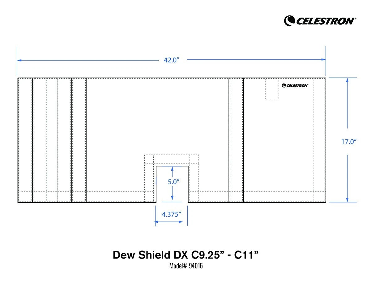 CELESTRON C9.25 - C11 Deluxe Flexible Dew Shield
