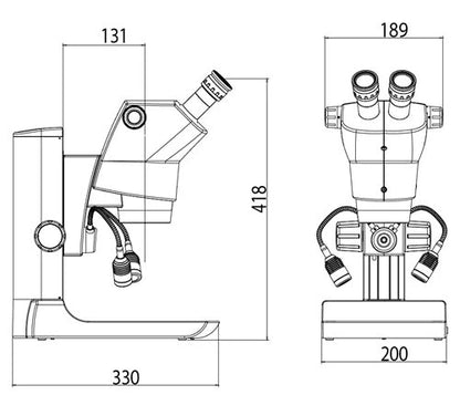 Labomed Luxeo 6Z Stereo Zoom Microscope with Binocular Head