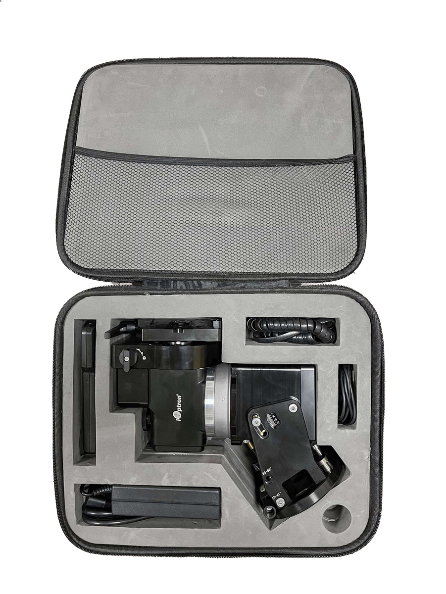 IOptron HEM27 mount head, hand controller and case