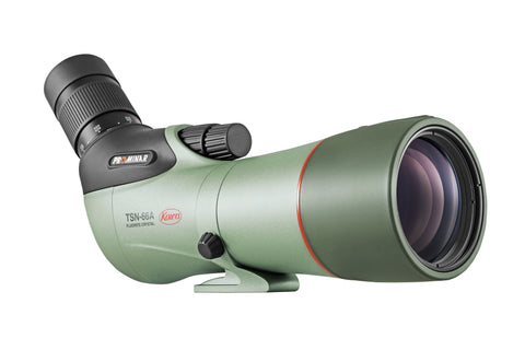Kowa 66mm Spotting Scope, Angled and TE-11WZ II zoom eyepiece - 0
