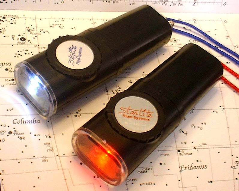 RIGEL STARLITE RED ASTRONOMER'S FLASHLIGHT
