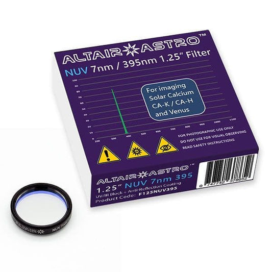Altair NUV 7nm 1.25" Filter - Calcium K-Line and Venus