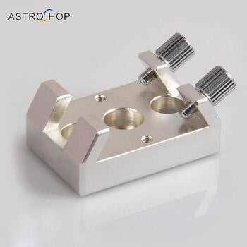 Hercules Astroshop Synta Finder Base for Takahashi OTA's (Silver w-Short 5mm bolts) - 1