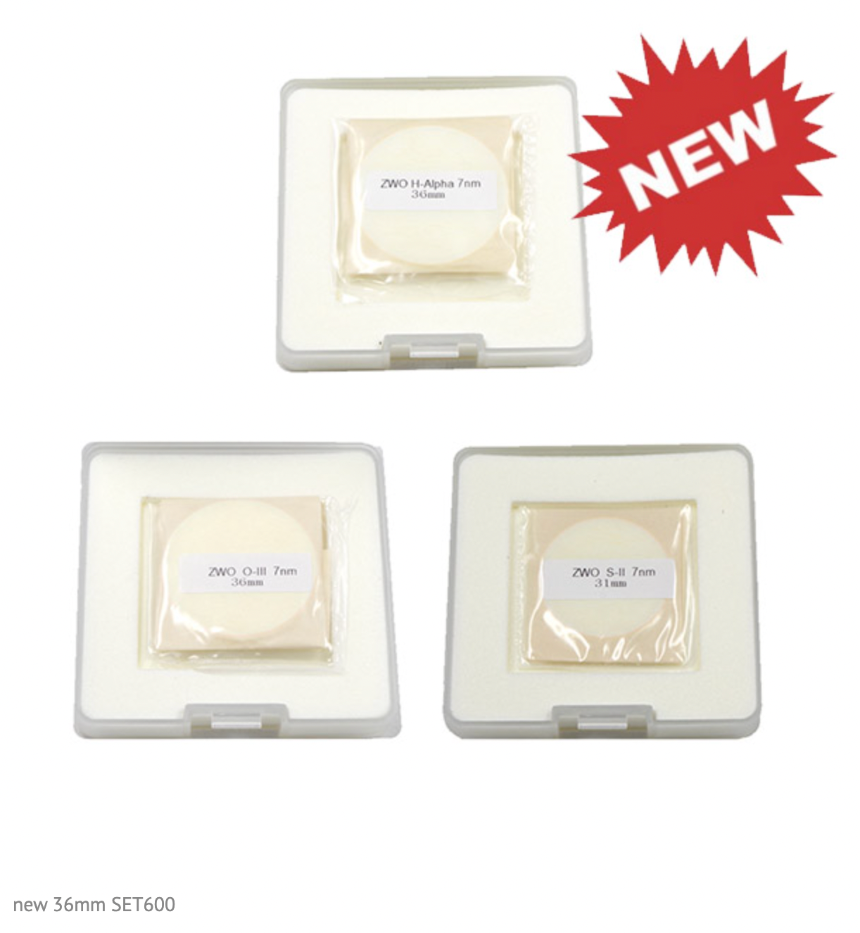 36mm Ha SII OIII 7nm filter setthickness 2mm