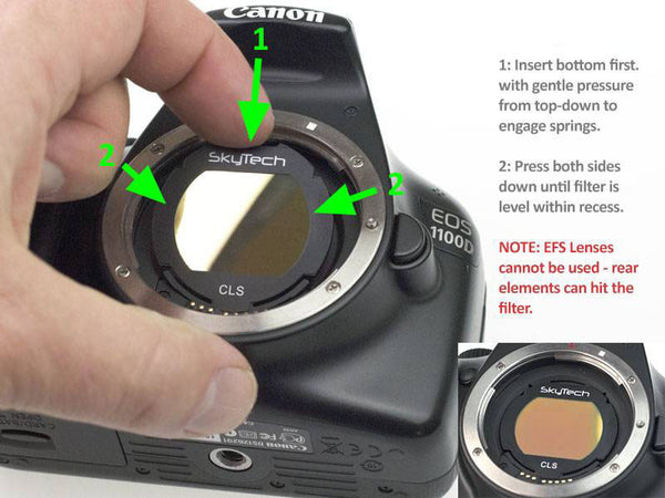 Altair SkyTech LPRO MAX Canon EOS Clip Filter - 2