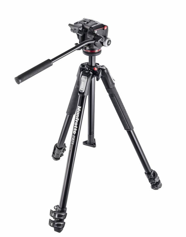 MANFROTTO MK190 Tripod  with Fluid Head Kit - 1