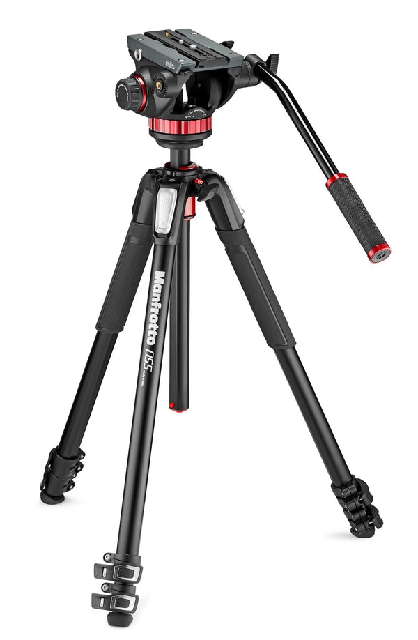 Manfrotto 055 Tripod with Large Fluid Head KIT - 1